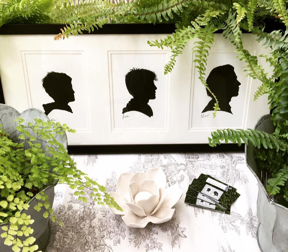 Untitled Silhouettes of three brothers